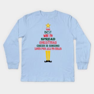 Elf song Kids Long Sleeve T-Shirt